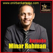 Abar Karaoke By Minar Rahman (Mp4)